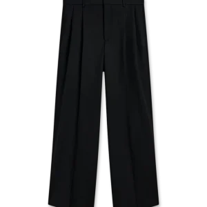 Wide Pleated Trouser Tropical Wool