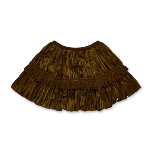 Ruffle Velvet Skirt