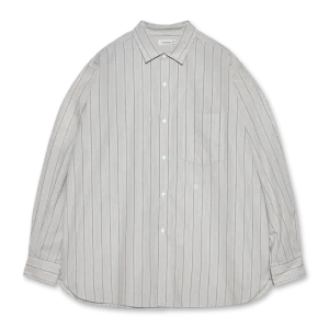 Regular Collar Stripe Wind Shirt