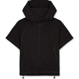 Gingham Hooded Top