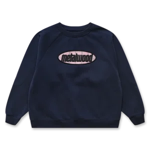 Plaid Oval Logo Raglan Crewneck Sweatshirt