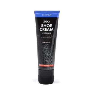 2GO Shoe Cream Tube Dark Brown