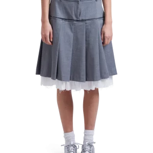 Tailored Midi Skirt