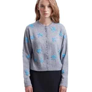 Flower Beaded Cardigan