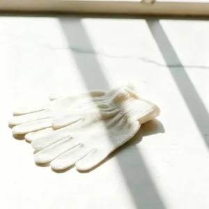 Sidenhandskar - 100 % spunnen siden