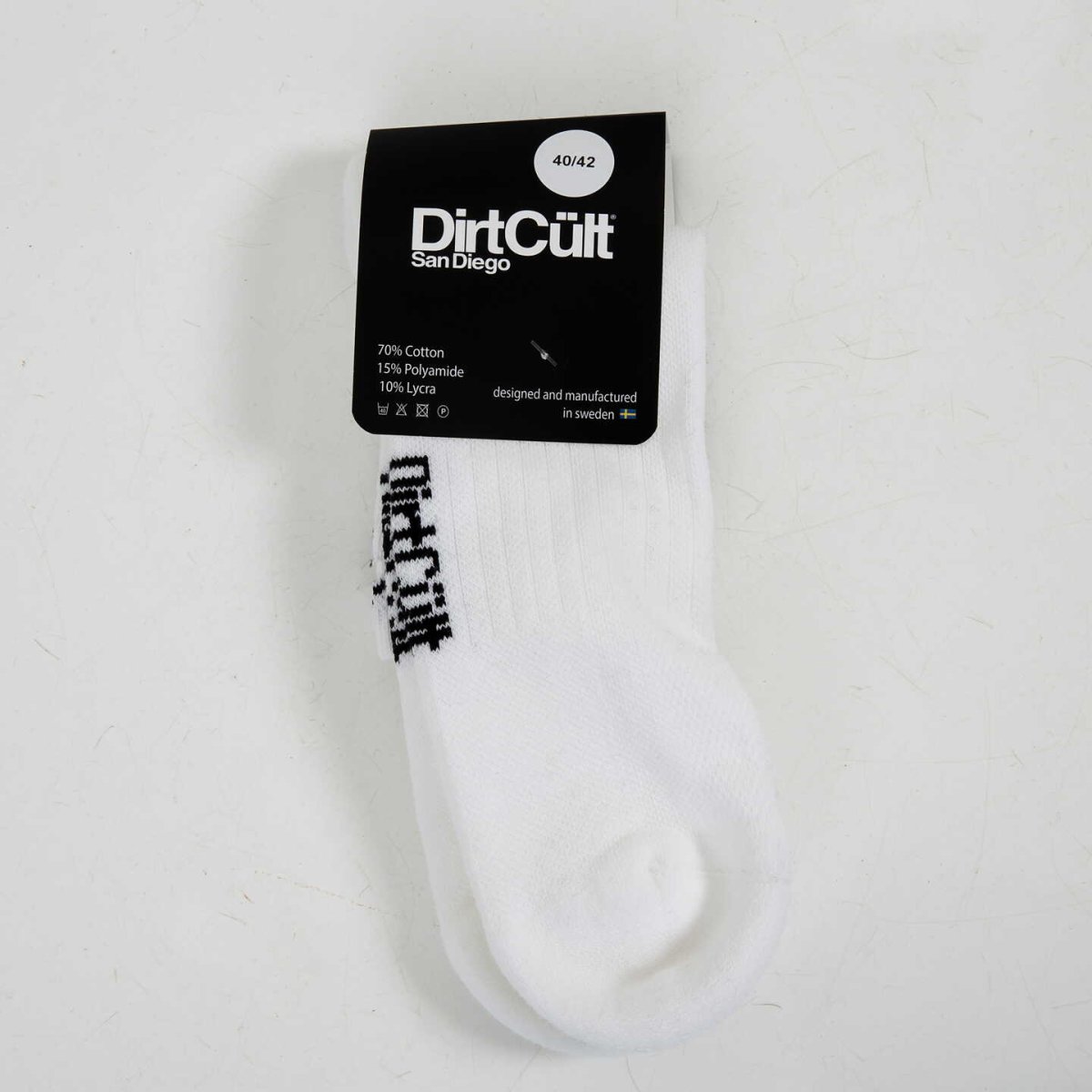 DirtCult Mid High Vita Strumpor - Bild 6