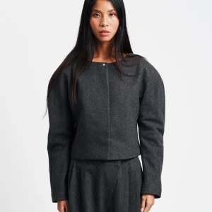 Rounded Shoulder Jacket