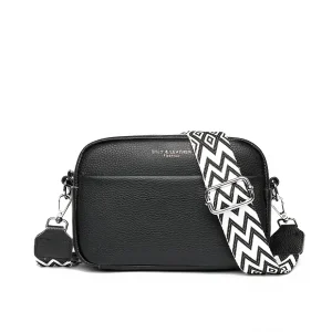 ChicZag - Rektangulär crossbody-väska i läder för kvinnor
