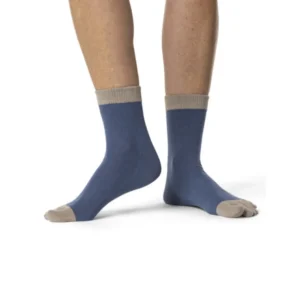 Funqwear Tåstrumpa Bomull Unisex Blå