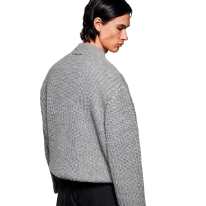 Chunky Rib Knit Crewneck