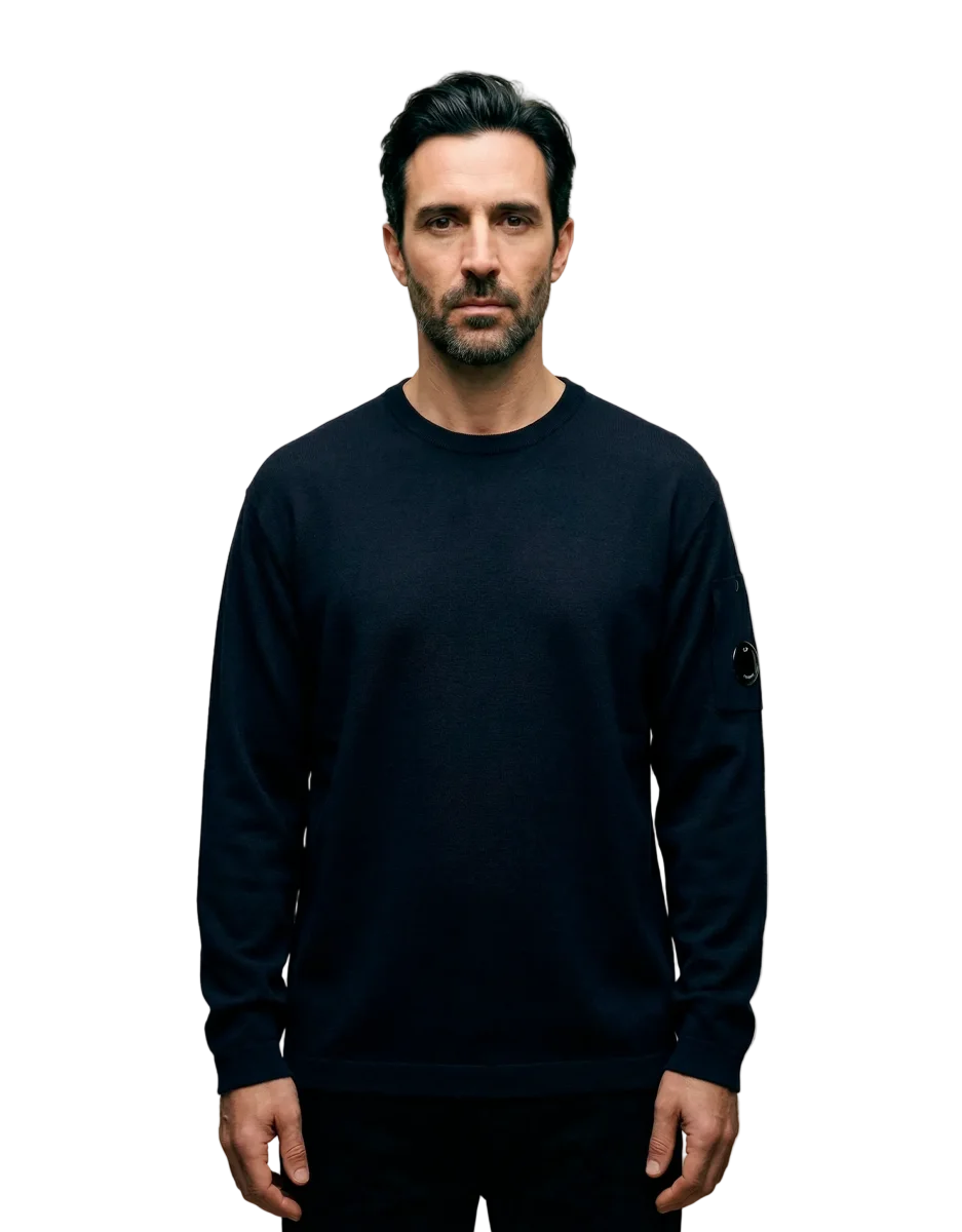 Cotton Sea Island Crewneck Lens Sweater - Bild 2