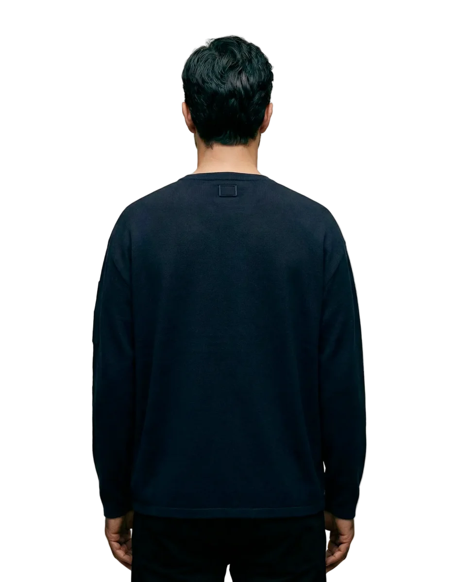 Cotton Sea Island Crewneck Lens Sweater - Bild 3