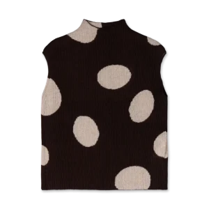 Ribbed Dot Top