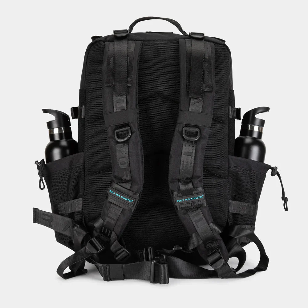 Built For Athletes Large Black & Aqua 45L Hero 3.0 Backpack - Bild 9