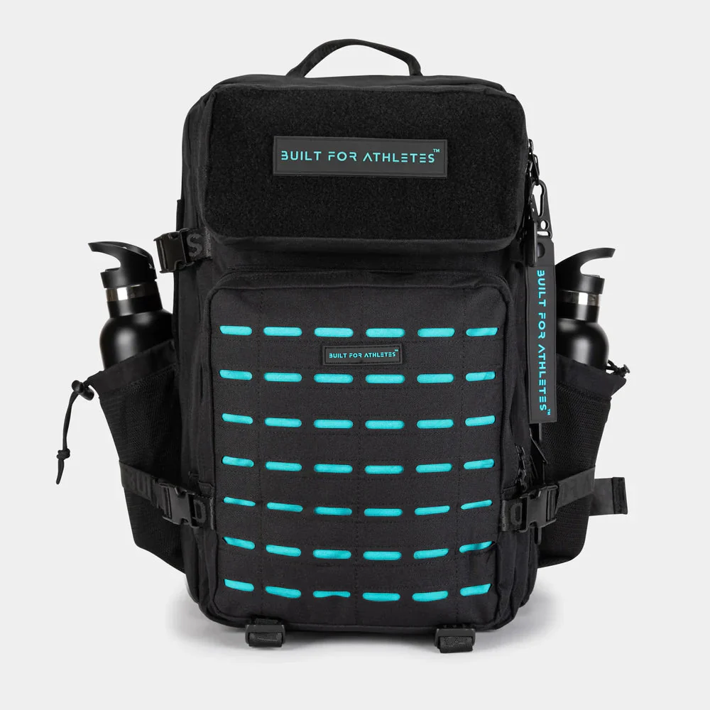 Built For Athletes Large Black & Aqua 45L Hero 3.0 Backpack - Bild 2