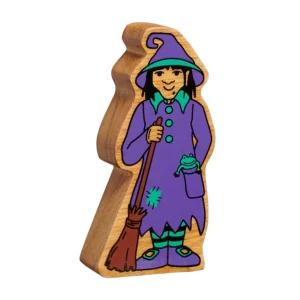 Häxa Fairtrade Träfigur