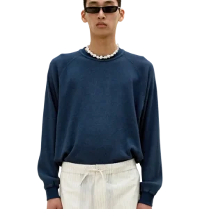 Garment Dying Waffle Raglan Long Sleeve T-Shirt