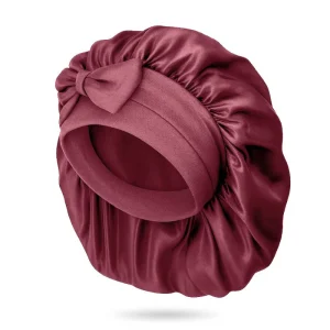 LYXIG SIDEN BONNET - ROSE
