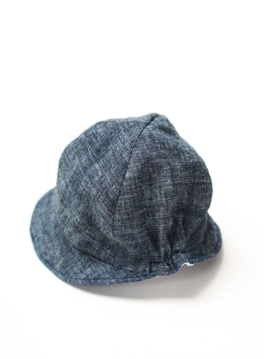 Solkeps - Ekologisk Bomull/Hampa - Denim Mörkblå - Bild 4